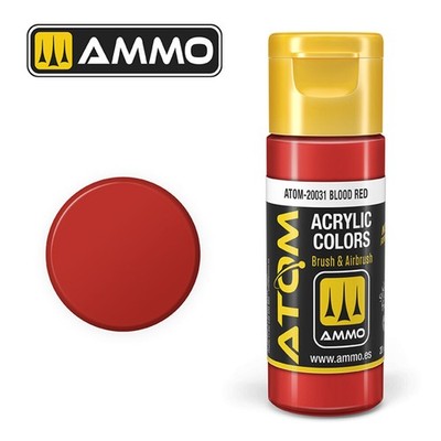 Ammo MIG ATOM-20031 - ATOM COLOR Blood Red 20ml - Neu