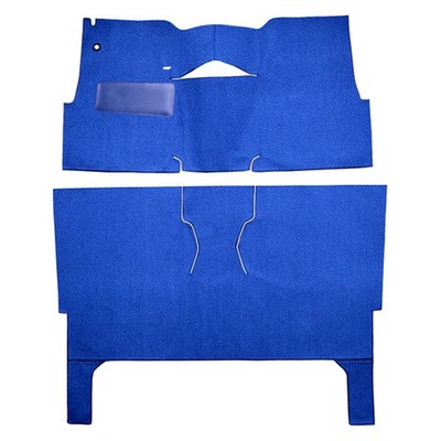 For Chevy Two-Ten Series 57 Carpet Essex Replacement Cut & Sewn Lapis Blue