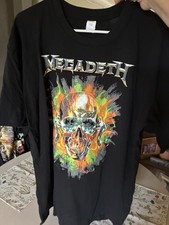 Megadeth T Shirt New without tags Sz XL            2 Available 