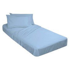 4 PCs Cot Sheets Sets 30" X 80", Egyptian Cotton Fitted Mattress Fits Upto 4"...