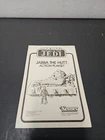 Star Wars 1983 Jabba The Hutt Playset Original Kenner Instructions