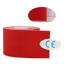 (red)Athletic Tape Sports Tape Cotton Waterproof Painief 5cm X 5m For HE 1.26 per metre