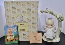 Precious Moments My Warmest Thoughts Are You 524085 Girl Swinging New in Box