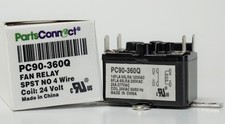 90-360 Enclosed General Purpose Fan Relay 24V...