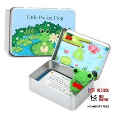 Little Pocket Mini Travel Buddy Cute Collectible  Cute mini frog in a Frog