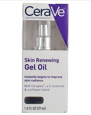 Cerave Skin Renewing Gel Oil 1oz New Ceraplex Ceramide Sunflower Sealed Lotion