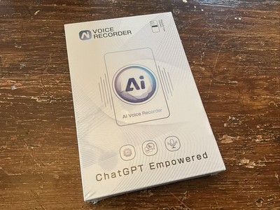 AI Voice Recorder 64GB ChatGPT Enabled Audio Recorder New Sealed
