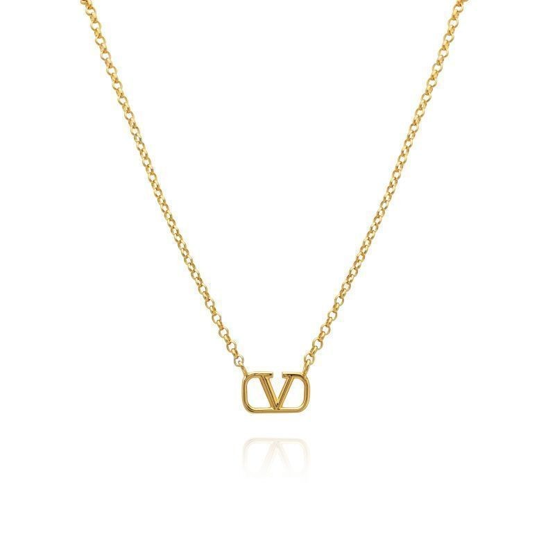 Valentino Garavani V Logo Necklace 144731996 thumbnail 4
