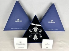 2014 Swarovski CRYSTAL .Annual Edition Snowflake Ornament --NEW IN ORIGINAL BOX