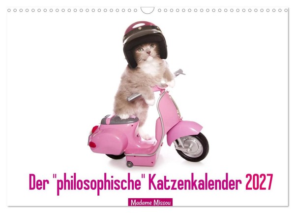 "Calendar 2027 · US Version · The \"Philosophical\" Cat Calendar 2027 (Wall Calenda"-image