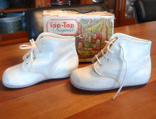 antike Tap-Tap Kinderschuhe Babyschuhe Lauflernschuhe Puppen Schuhe, Gr. 21