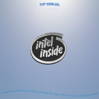 INTEL INSIDE 35x32mm Emblem Badge Ersatz Logo Aufkleber Sticker Aufkleber