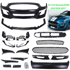Front Bumper cover Conversion Fits 2015-2017 Ford Mustang GT500 Style
