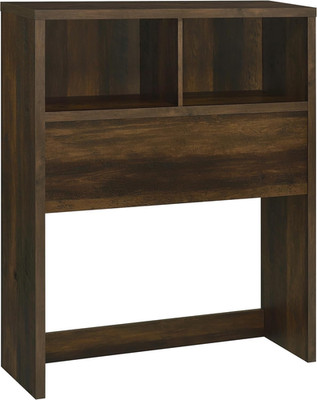 Westpark 49-Inch Twin Bookcase Headboard in Dark Pine - Stylish Storage Solution