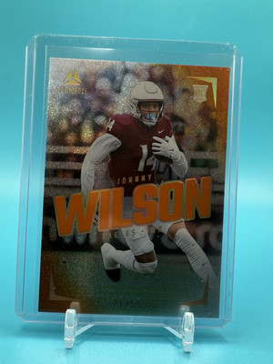 2024 Panini Luminance #157 Orange Johnny Wilson RC Rookie /50 Eagles