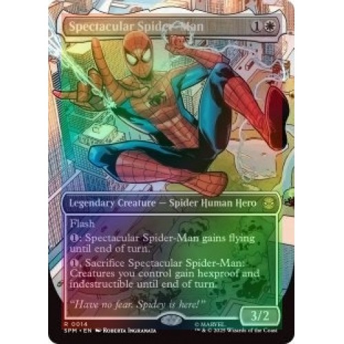 mtg Spectacular Spider-Man テクスチャーfoil Spectacular Spider-Man