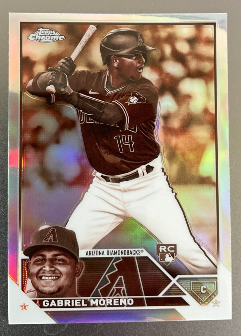 2023 Topps Chrome Sepia Refractor #189 Gabriel Moreno RC Arizona Diamondbacks