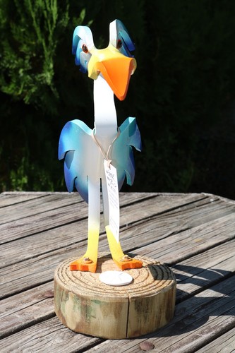 Statua Nauti Birds & Critters "Breeze" The Pelican fatta a mano PVC fatta a mano USA - Foto 5 di 14