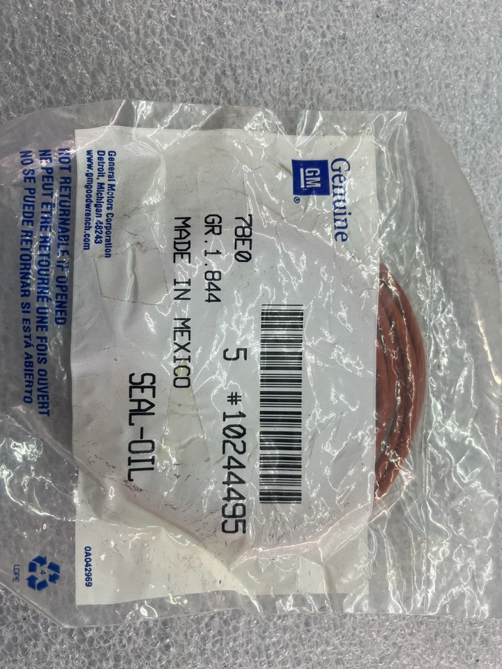 (1) Oil Seal O-Ring GM 10244495 - Image 2 of 2