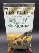 Out of Africa VHS 1988 Robert Redford/Meryl Streep NEW Sealed Free Shipping  