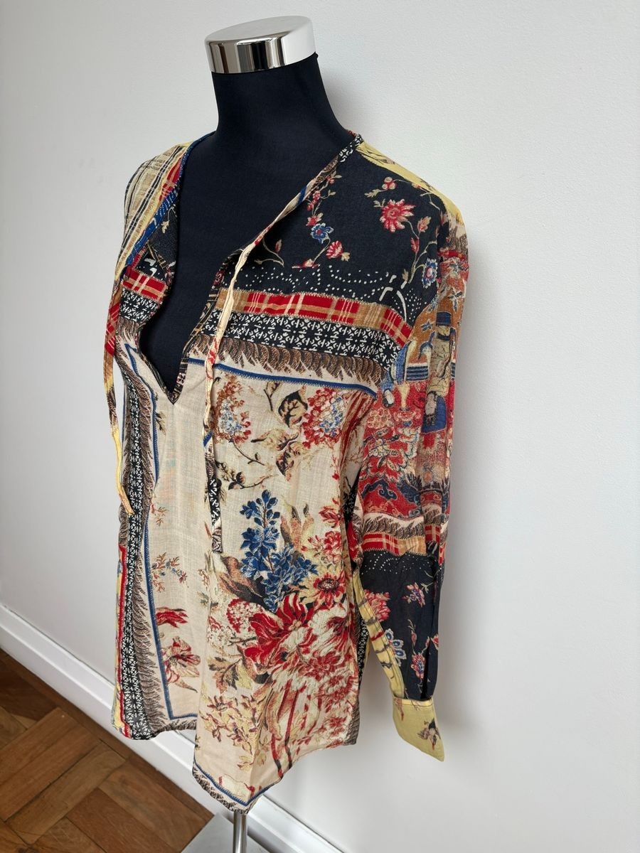 Roberto Cavalli embroidered patchwork extremely l… - image 2