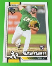 2026 Topps Series 1 Base Mason Barnett RC Oakland Athletics #273