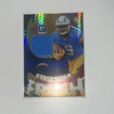2025 Panini Donruss Optic Tre Harris First Year Fresh Prizm Patch FYFBH-THS