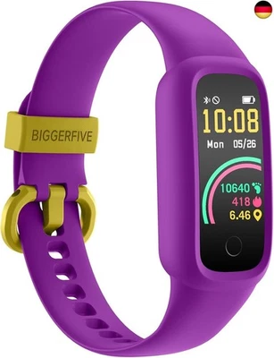BIGGERFIVE Vigor 2 L Fitness Tracker Uhr Kinder, Fitnessuhr mit