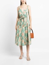 Ulla Johnson Valentina Tie Dye Cotton Sleeveless Midi Dress Size 2