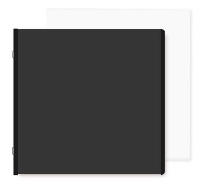 Creative Memories Set SCHWARZ 16 schwarze Seiten + Schutzhüllen OVP 12x12'' Inch