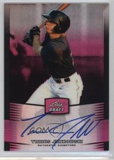 2012 Leaf Metal Draft Pink 9/25 Travis Jankowski #BA-TJ1 Auto 0t3