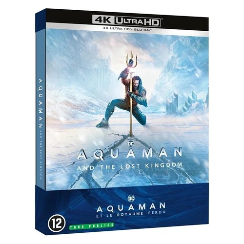 Aquaman et le royaume perdu BLU-RAY 4K STEELBOOK NEUF