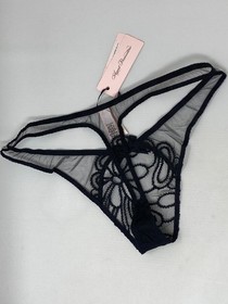 Agent Provocateur Nelle Black Thong AP3 Medium NWT