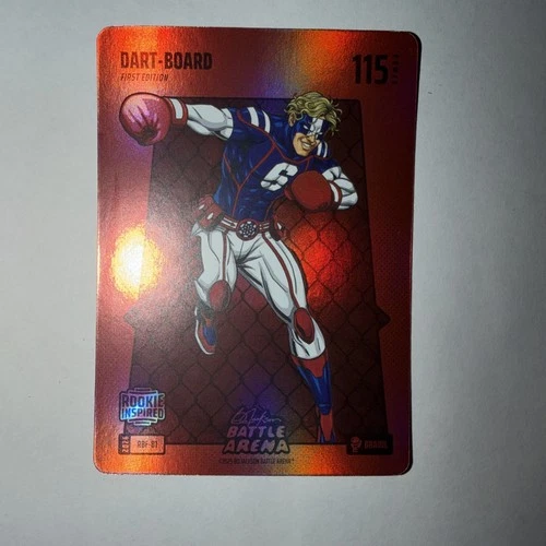 Jaxon Dart, Bo Jackson’s Battle Arena Dart Board Red Battlefoil Brawl Rookie