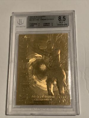 1994-98 Bleachers Michael Jordan Z-Force 23 Karat Gold #15