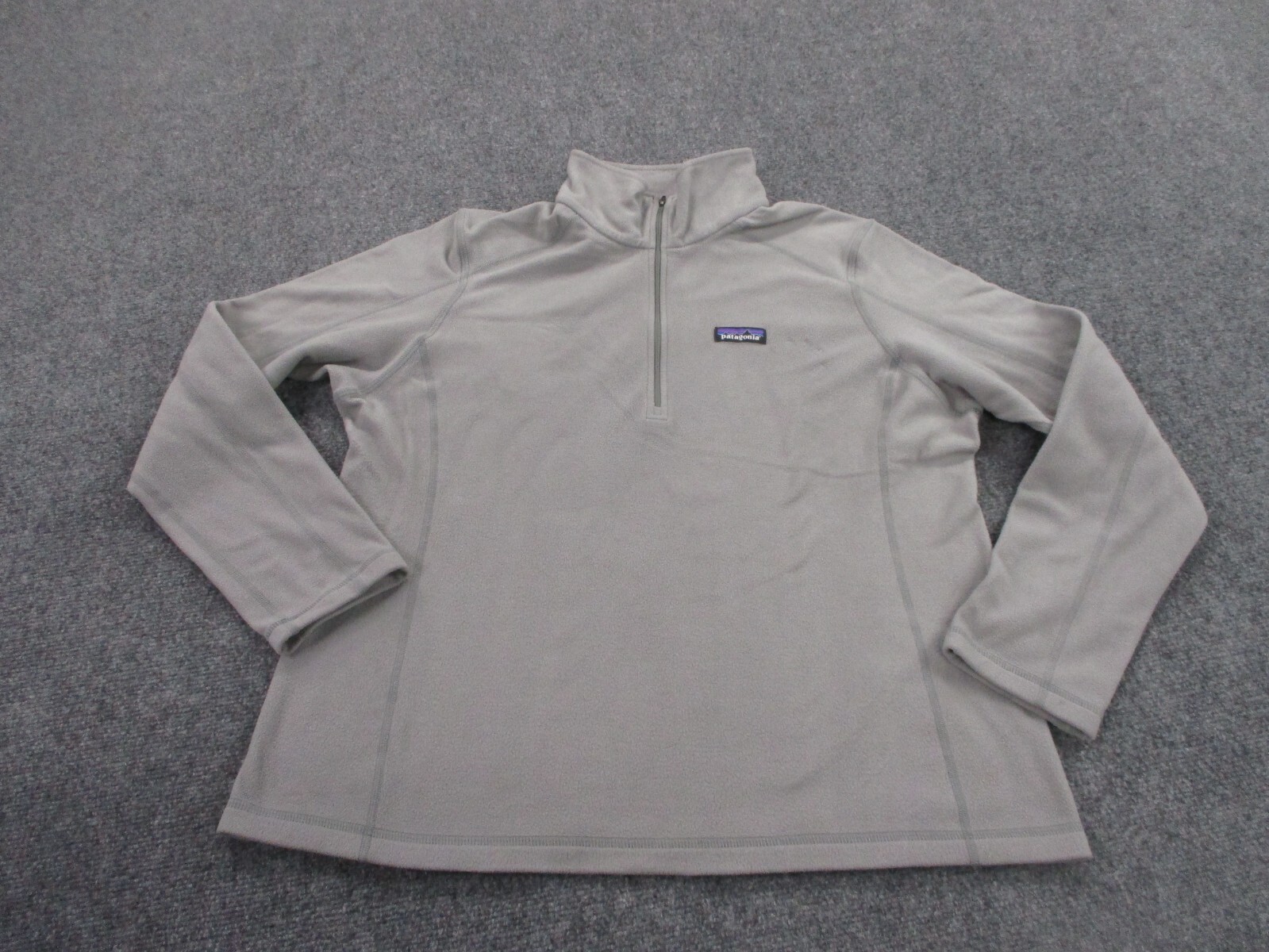 Patagonia Jacket Adult XL Gray Fleece Micro D Outdoors Hiking Lightweight Womens