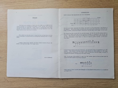 BASIC PATTERNS FOR BASS GUITAR - D ROBERTS - BASS GUITAR TUTOR - FREEPOST - Picture 8 of 8