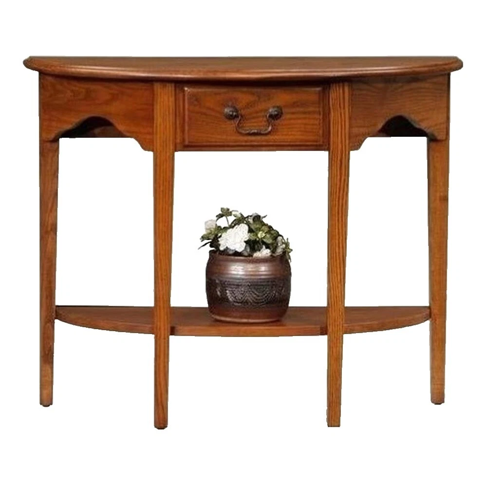 Brown Round Console Tables
