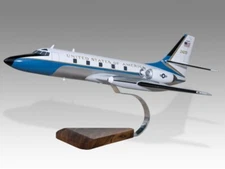 Lockheed VC-140B JetStar USAF Desk Wood Airplane New Model Large Scale 1/48