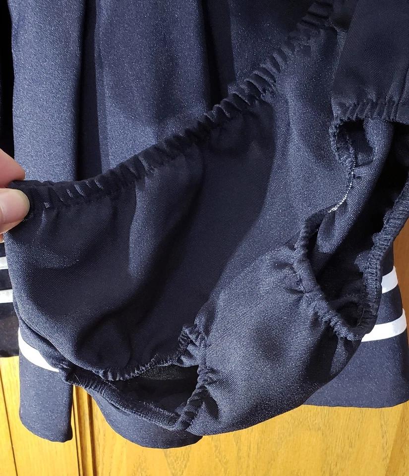 Jessica Ann Niñas Vestido Náutico Talla 18M Azul Marino Conjunto de 2 Piezas Bloomers Foto 3 de 4