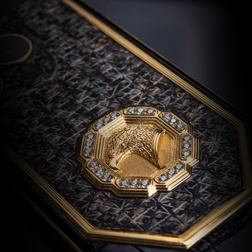 Apple iPhone 16 Pro 512gb (or Pro Max) SR Edition with Lab Diamonds 24k Gold - Picture 6 of 7