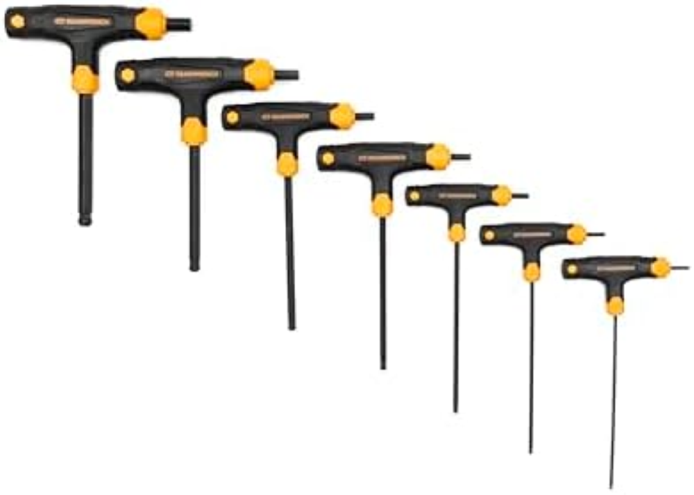 GearWrench 83523 SAE Set di Chiavi Esagonali con Maniglia a T con EstremitÃ  Sfe