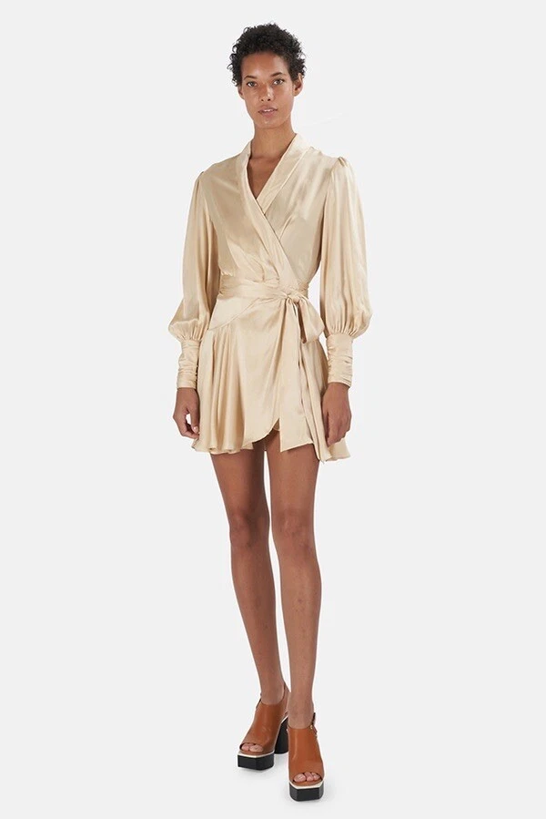 Zimmermann wrap hotsell mini dress