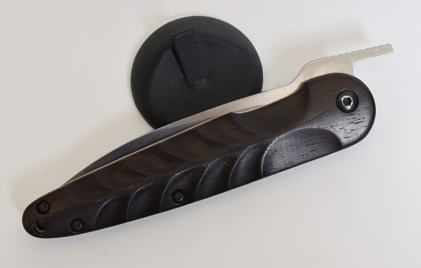 Hikari Japan Higo Flipper Liner Lock AUS8 SS Cocobolo Wood Handle Pocket Knife