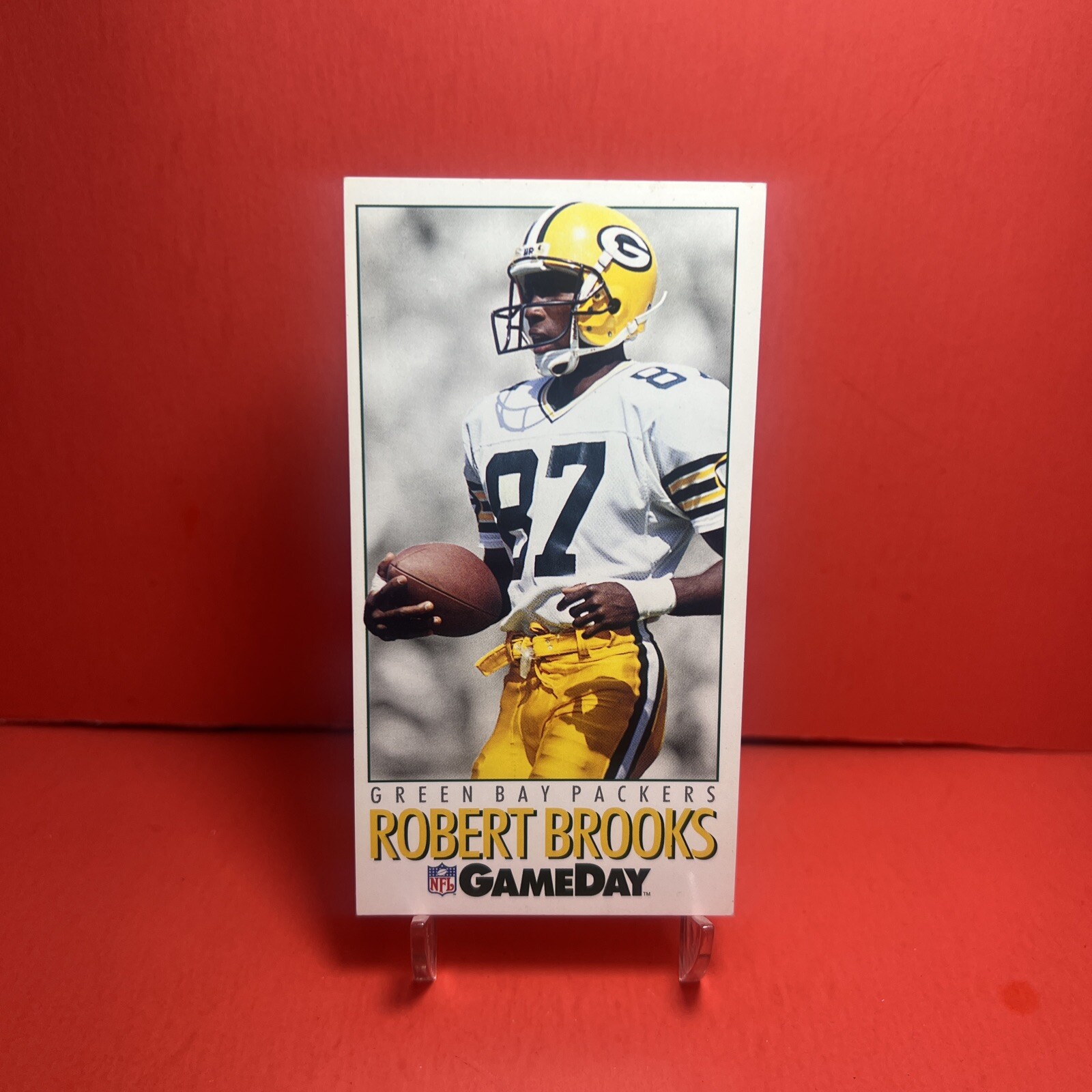 1992 GameDay Robert Brooks #413 Rookie RC EX🦄