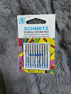 Schmetz 10 Needle Costume Pack - Sewing Machine Needles 1851 - Assorted Needles