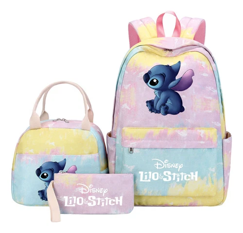 Lilo and Stitch Teenage Student Girls School Bag Three Piece Backpack Set - Picture 23 of 53