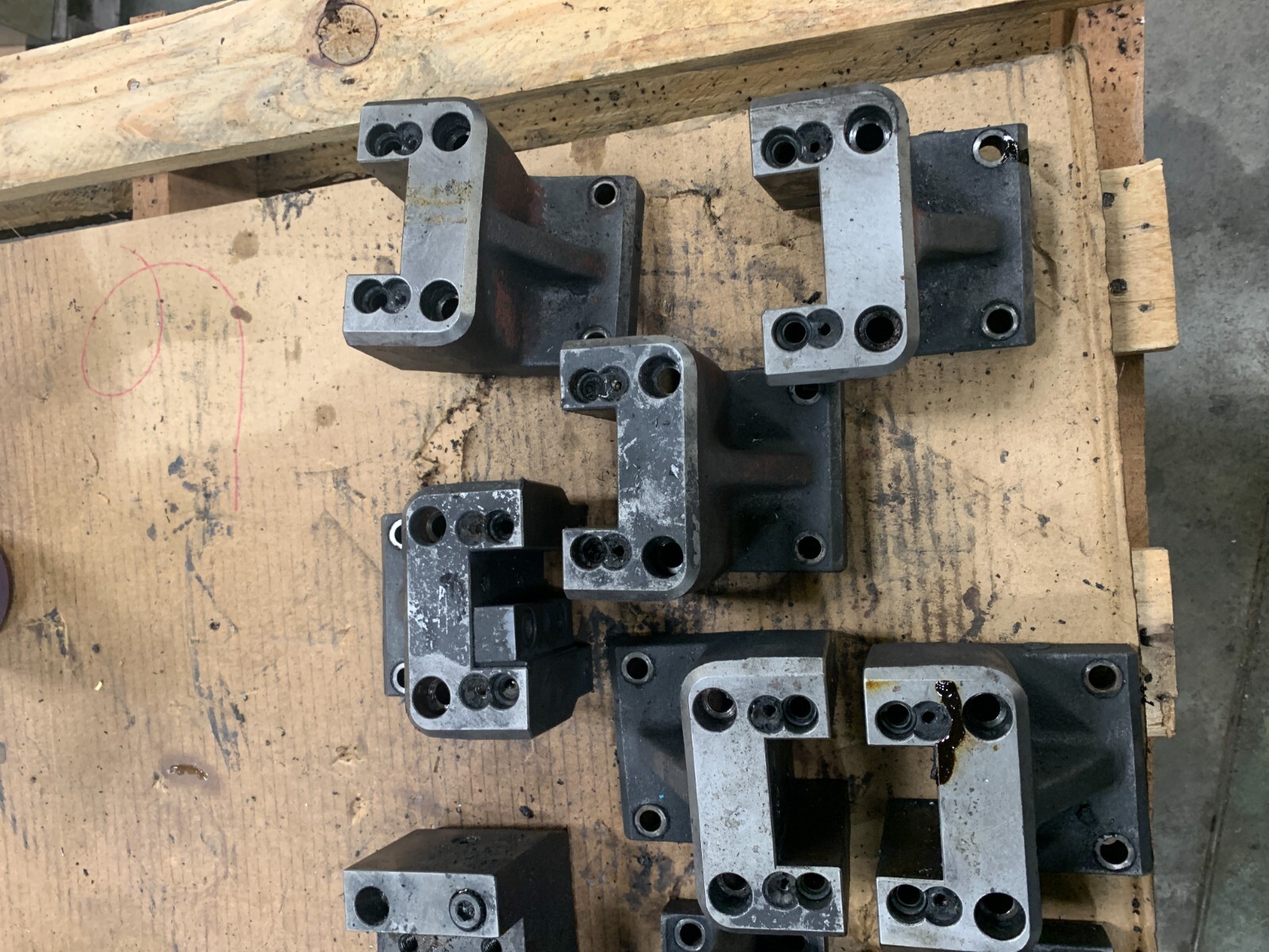 Lot of (11) Okuma Howa Tool Holders /Turret Tool Blocks OKUMA HOWA 2SP