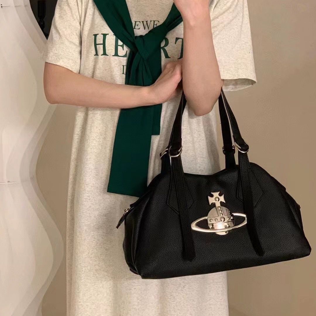 Vivienne Westwood Boston Bag Big Orb Fashion Women's Bags Vivienne Westwood Boston Bag Big Orb Fashion Women's Bags