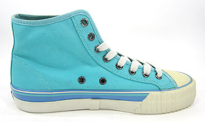 PF Flyers Shoes Center Reissue Hi Aqua Blue Sneakers Men 6.5